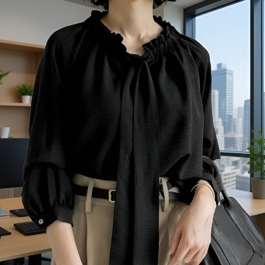 オフショルダーツーウェイシャツ