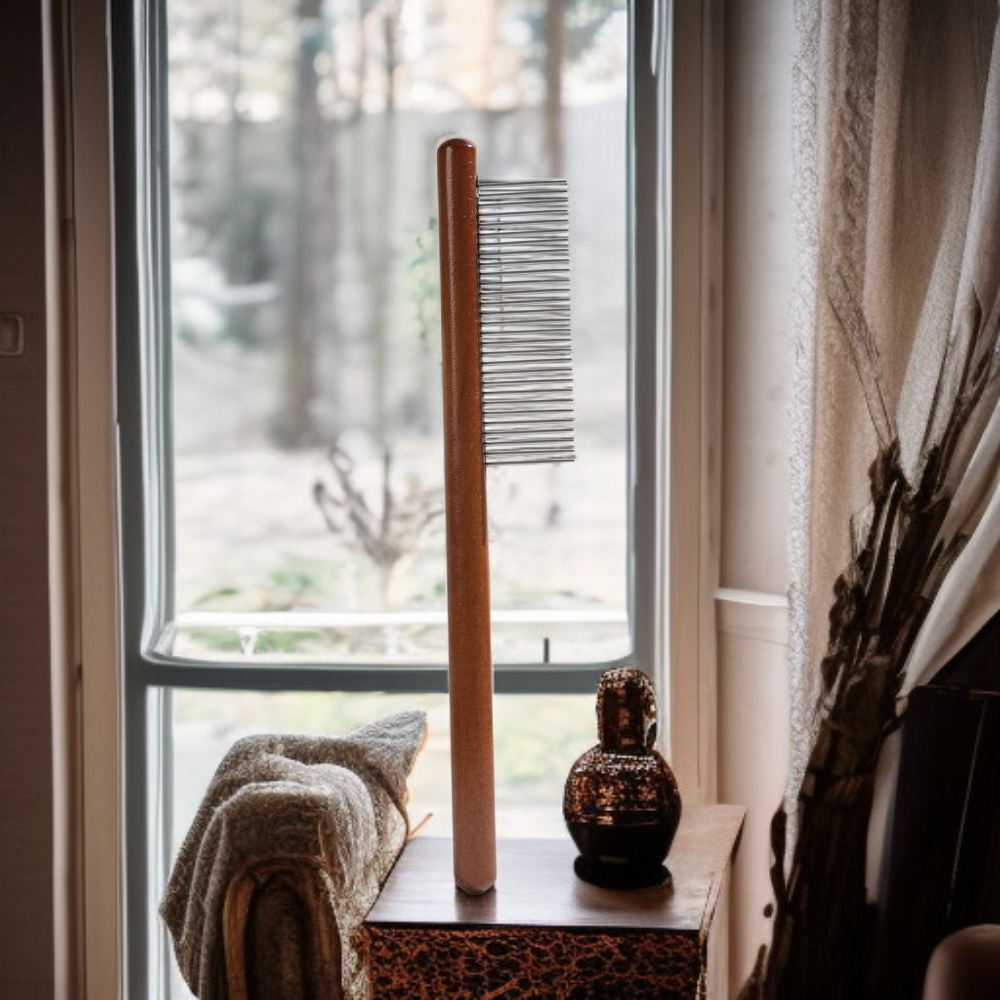 ステンレス製の細歯コーム