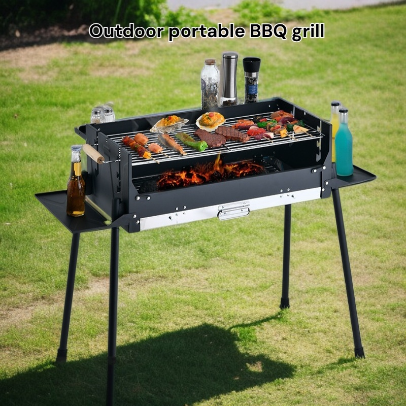 Outdoor portable BBQ grill