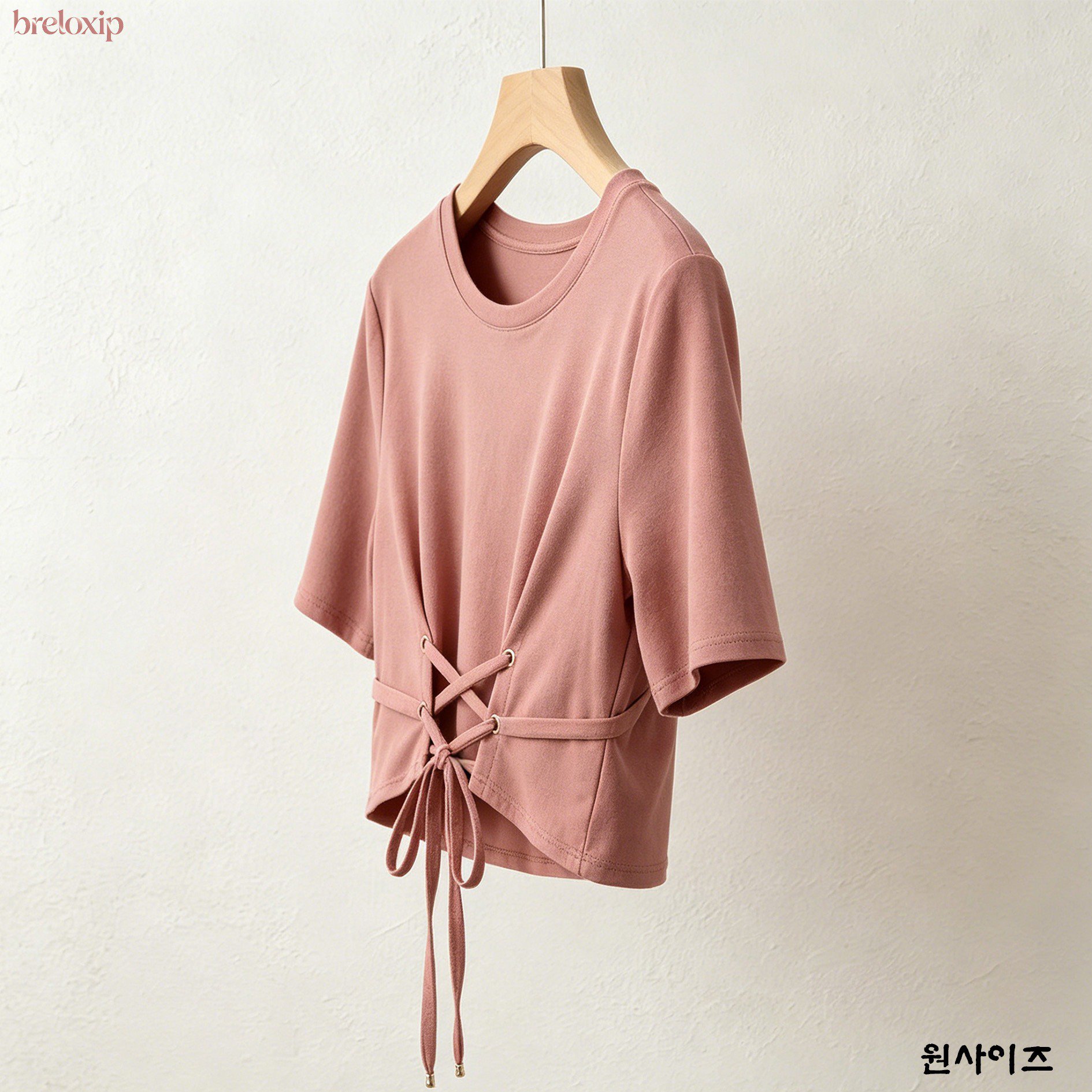 여름 데일리 캐주얼룩 반팔 상의