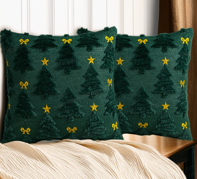 겨울 인테리어 소품 크리스마스 베개 커버