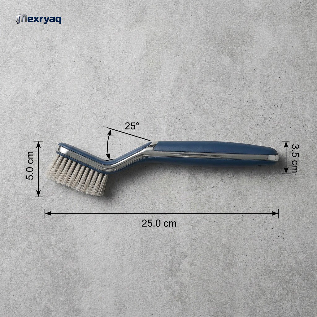 Flexible dust brush 3-pack with soft bristles for gentle cleaning