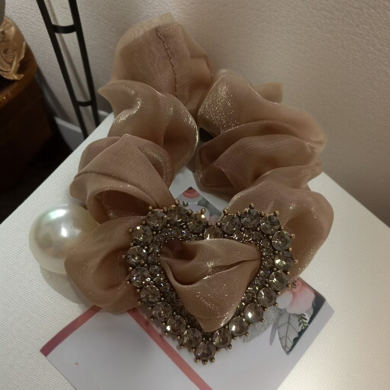 Unique Hair Tie with Orange Headband