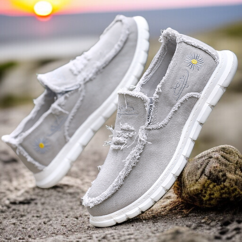 봄여름가을 남성화 쿠션창 패브릭 슈즈 캐주얼화 남편한 패브릭 슈즈