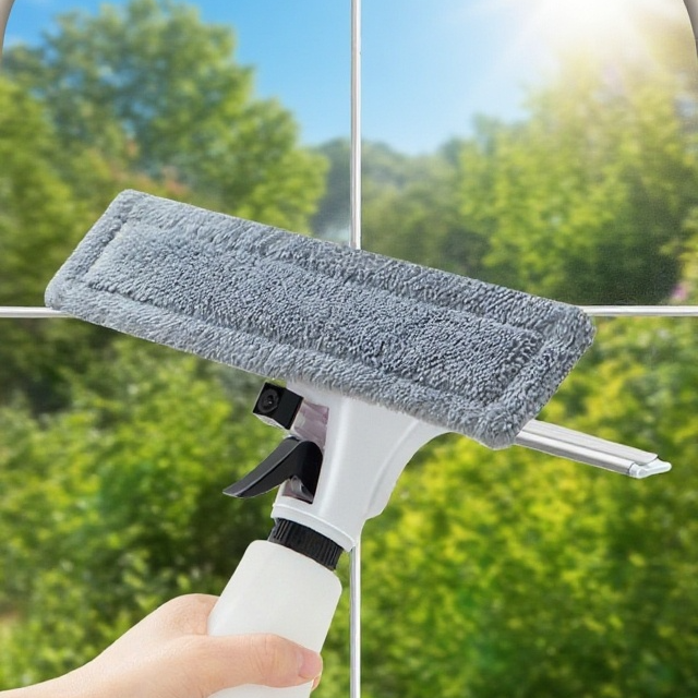 스프링클러 기능으로 창문 물청소