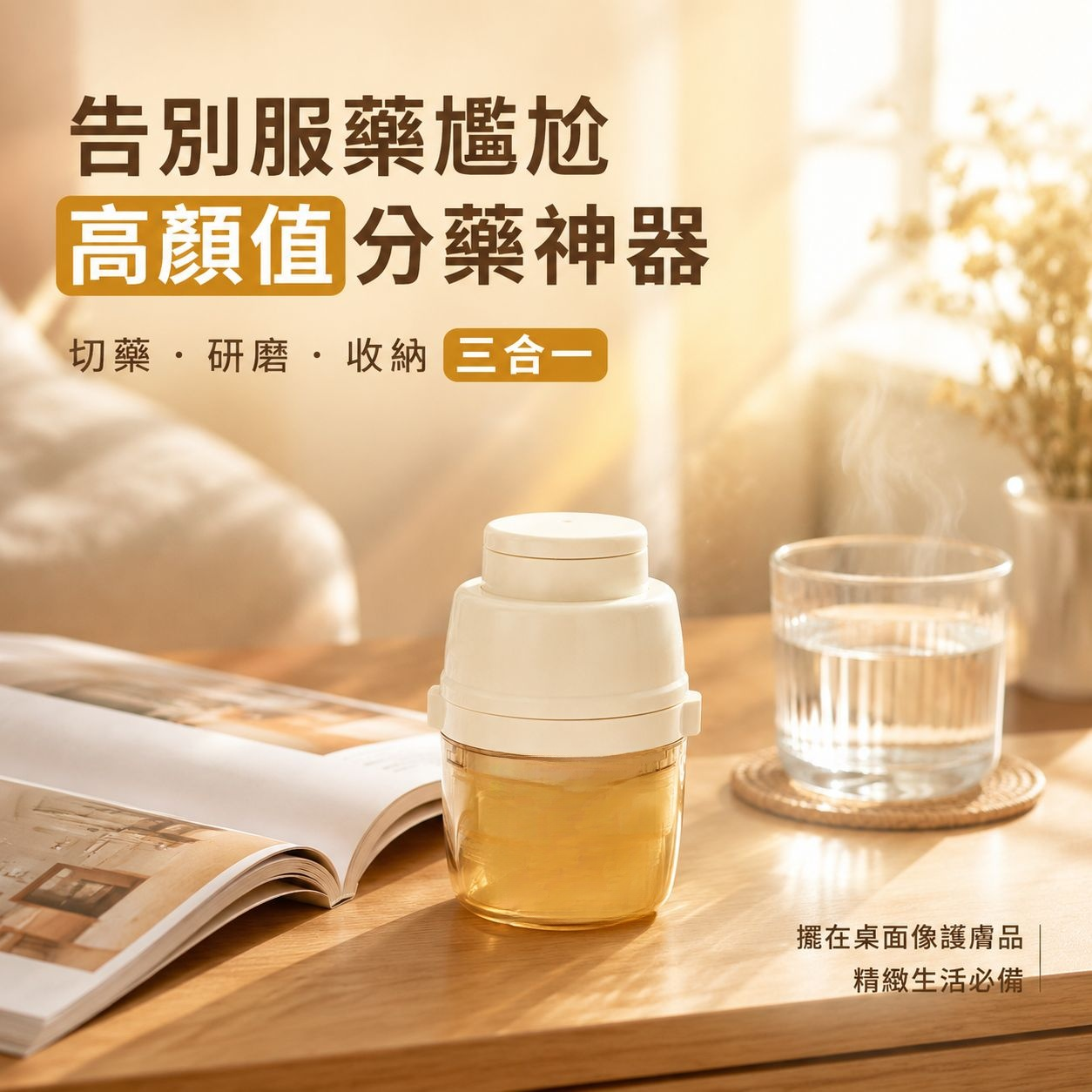 按压式研磨器/粉碎器