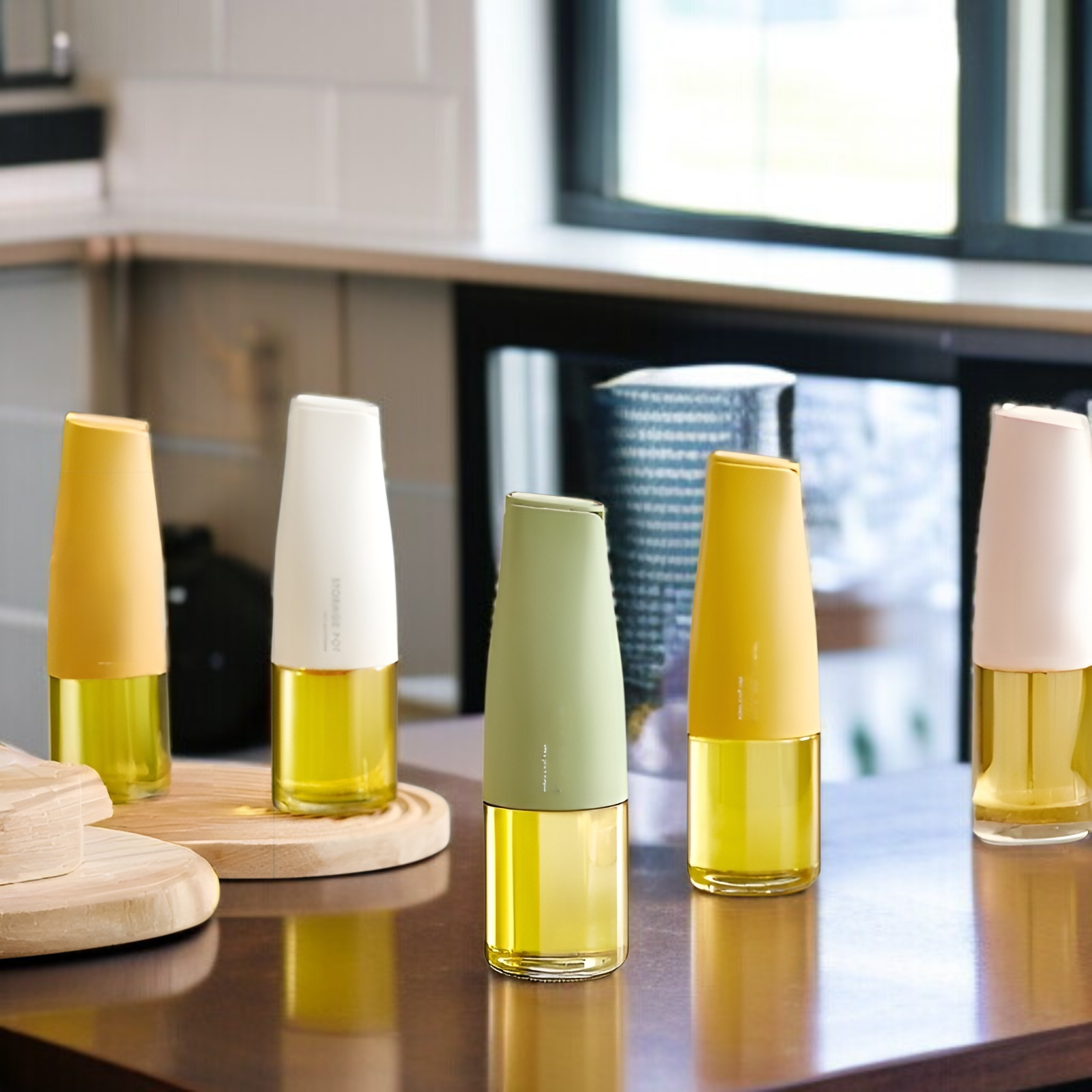 ガラス油瓶 家庭用キッチンオイルボトル 商品画像