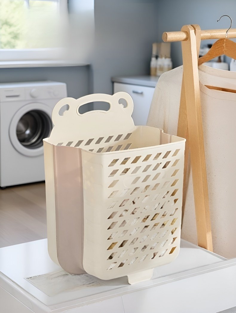가벼운 무게의 휴대용 세탁 바구니