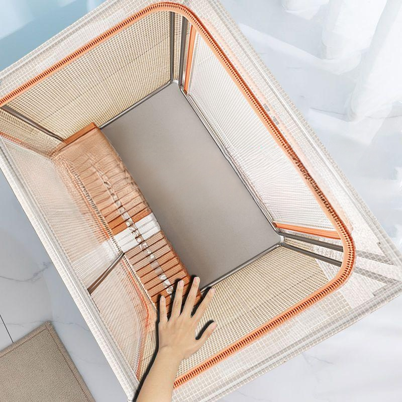 Thickened Clear Folding Storage Container for Household Use