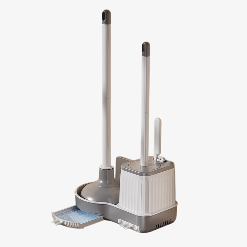 Easy to use disposable toilet brush
