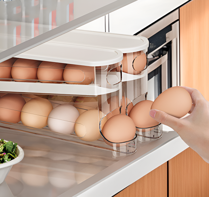투명 계란 보관 상자 이미지