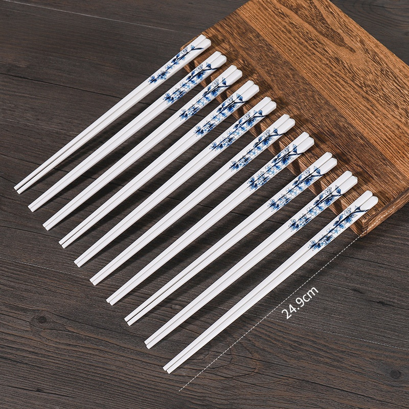 Blue and White Porcelain Chopstick Set