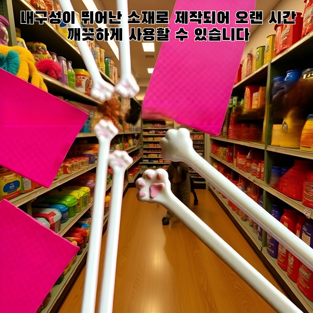 고양이 모양 젓가락 상세 이미지