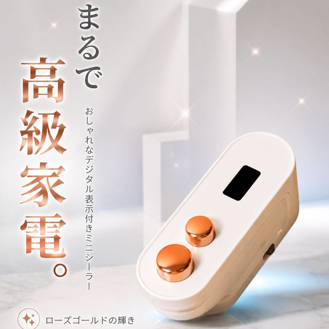 磁気吸着ミニ携帯スナックシーラー