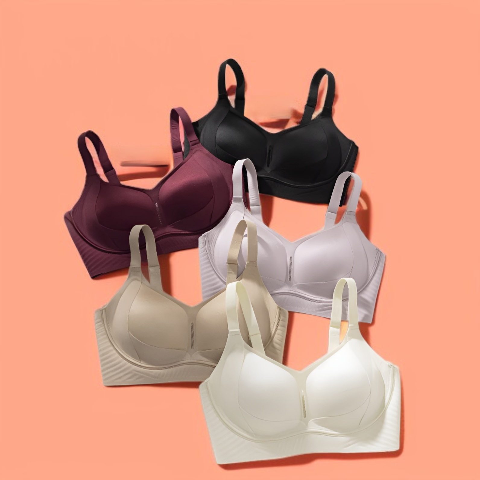 푸쉬업 처짐 방지 브라 착용 이미지