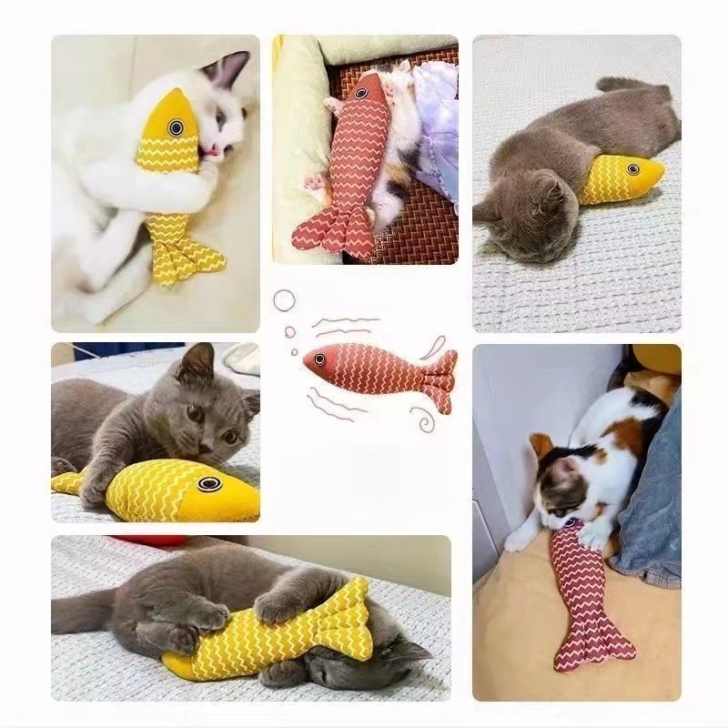 Realistic Fish Cat Toy