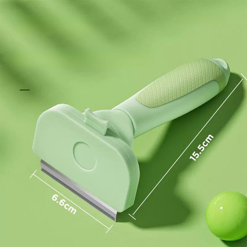 Pet rounded blade hair removal comb