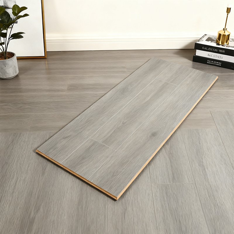 กระเบื้องปูพื้นลายไม้สีเทา 30 แผ่น