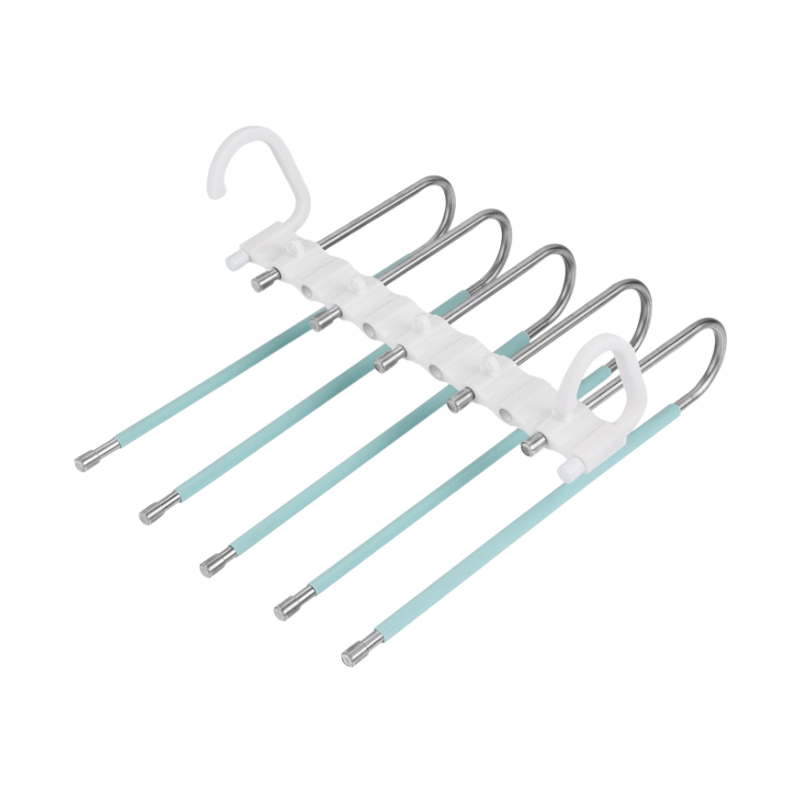 折りたたみ式伸縮ズボンハンガー