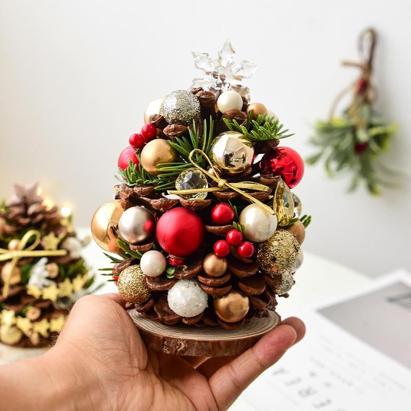 Handmade Mini Pinecone Christmas Tree