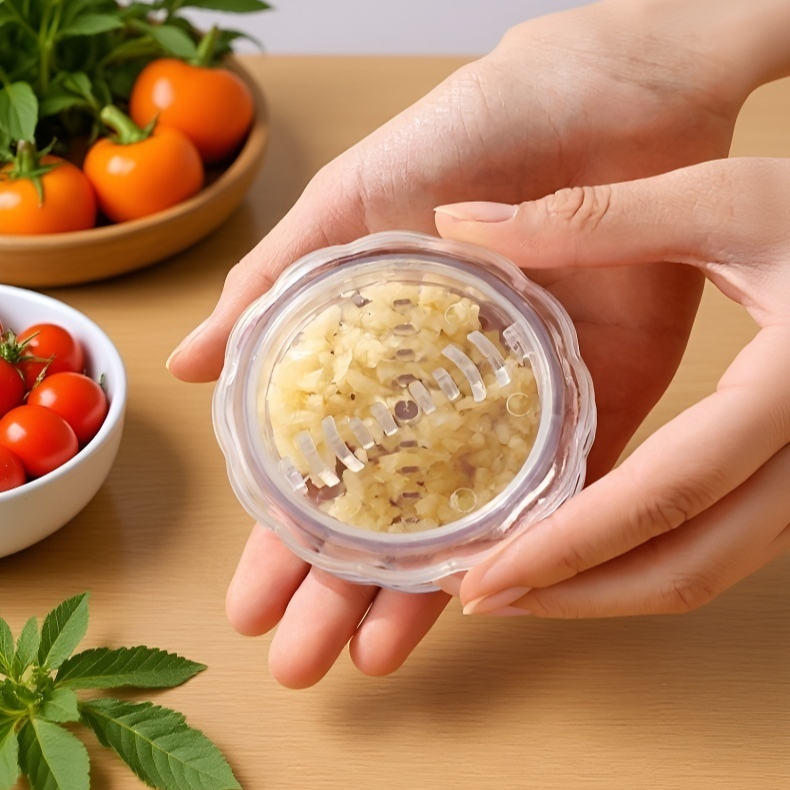 多功能蒜泥器拆卸展示