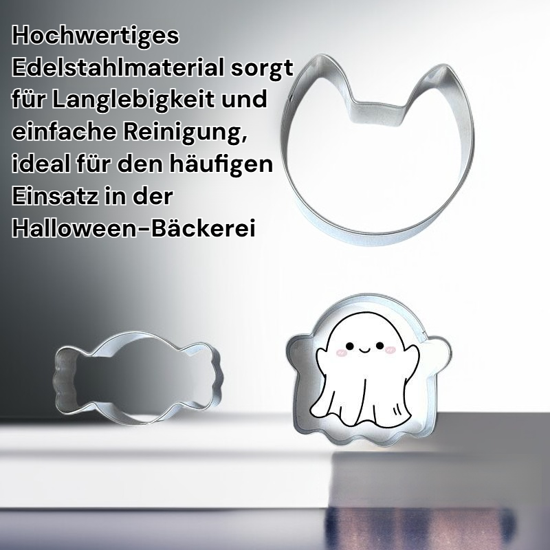 Halloween-Ausstechformen aus Edelstahl
