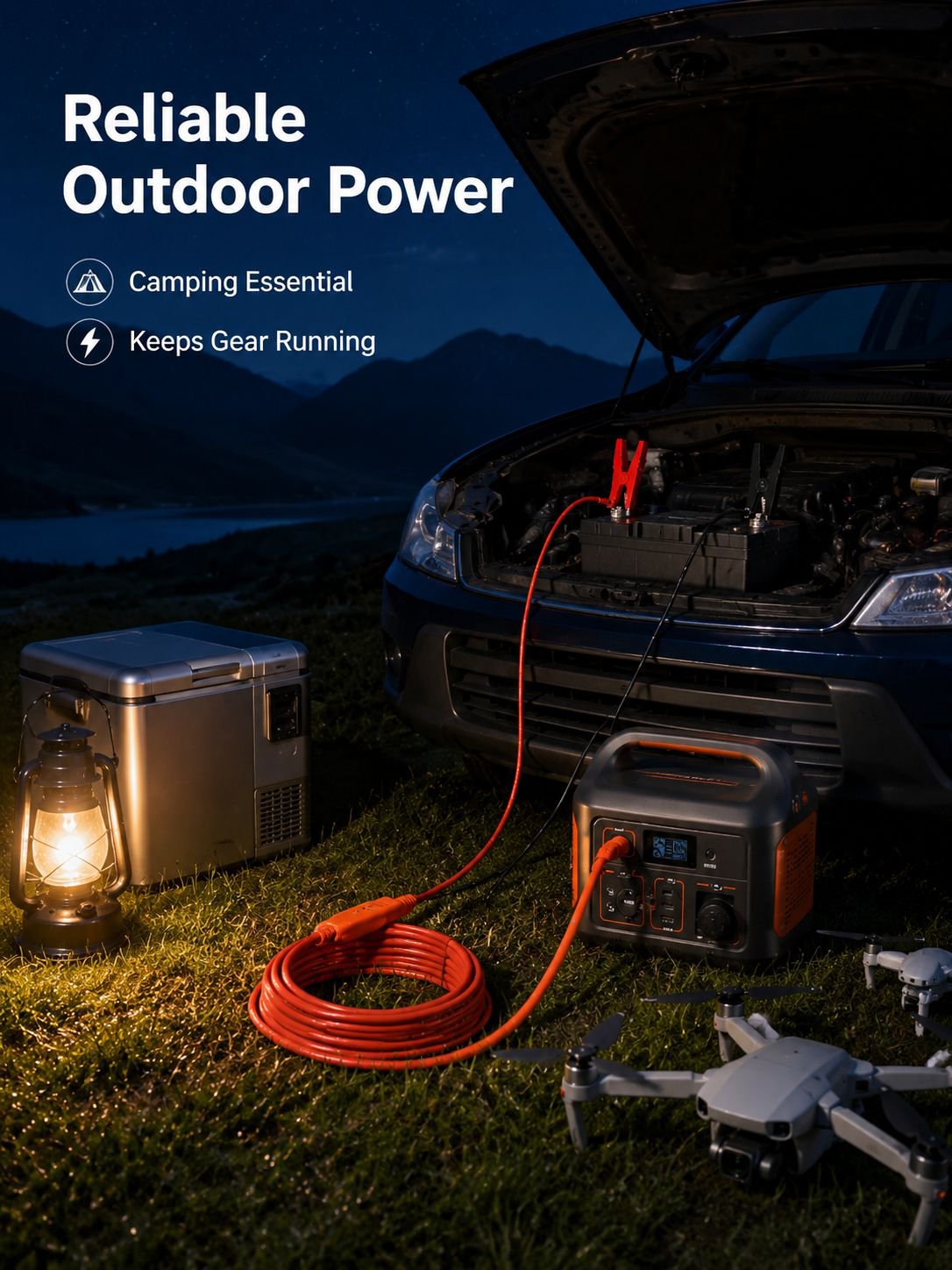 Car Battery Charging Cable