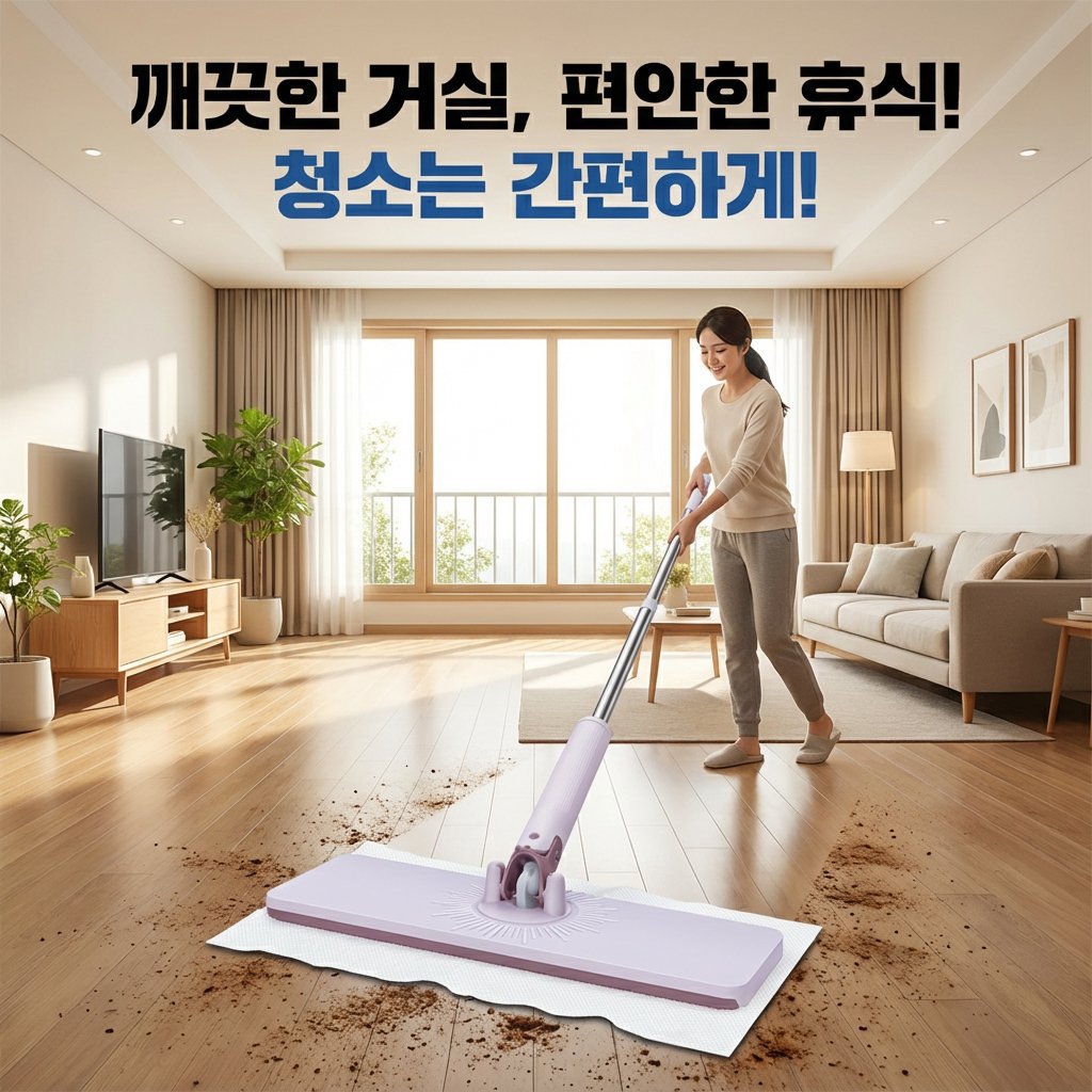 전용 자동 클립 세안 수건 걸레