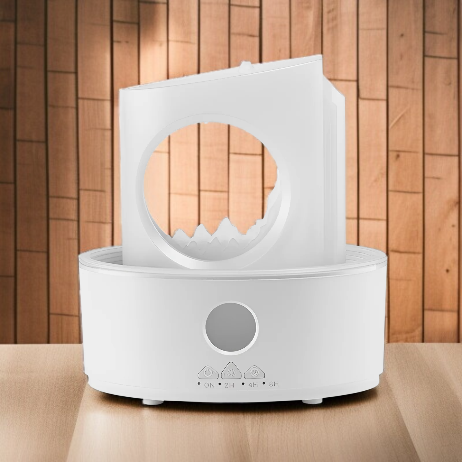 Wholesale Quiet Moon Drip Aroma Diffuser, Jellyfish Salt Stone Clock, Ship-shaped Sprayer, Volcano S