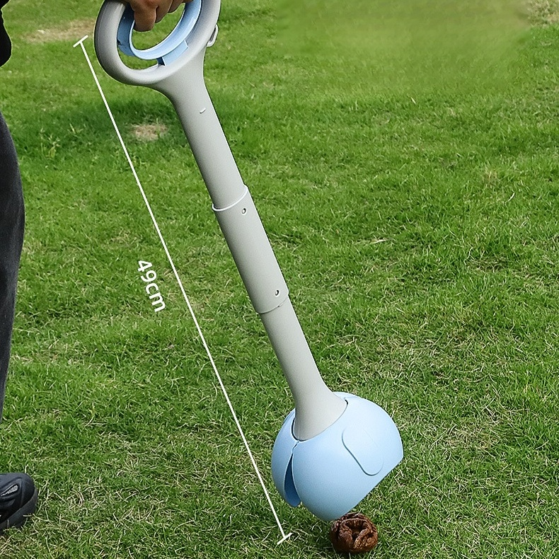 Portable pet poop removal tool