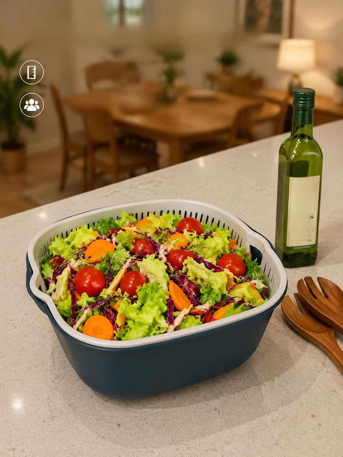 Panier à utilisation multifonction idéal pour la cuisine