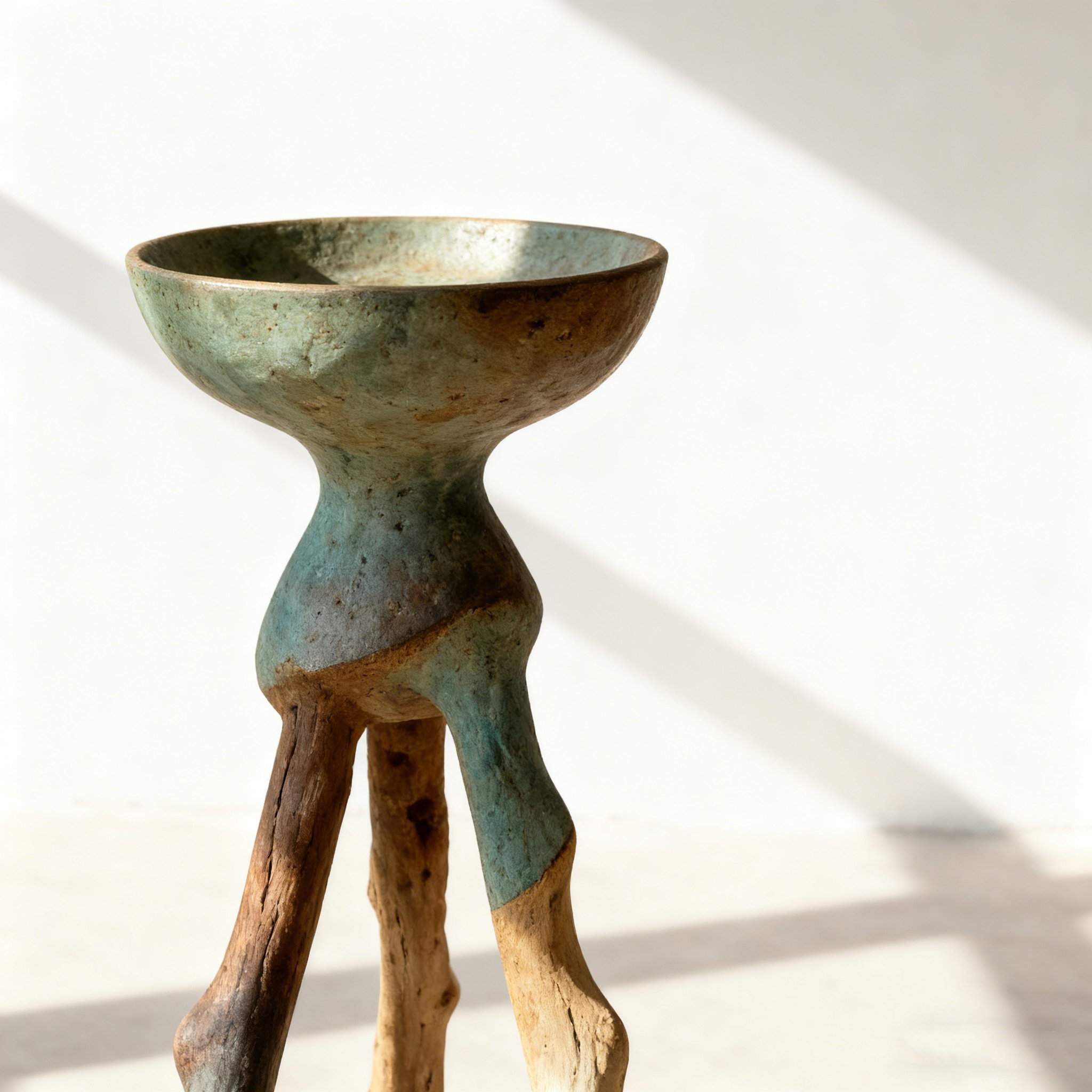  삼각형 식물 화분 선반