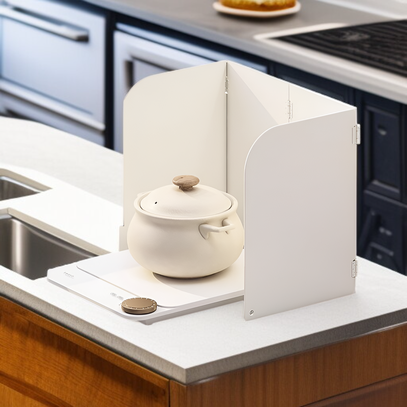 접이식 가스레인지 오일가드, 주방 후드, 조리시 기름튀김 방지, 방열