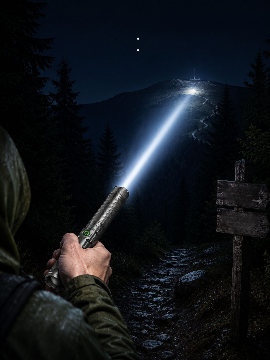 Hochleistungs-Taschenlampe für professionelle Nutzung