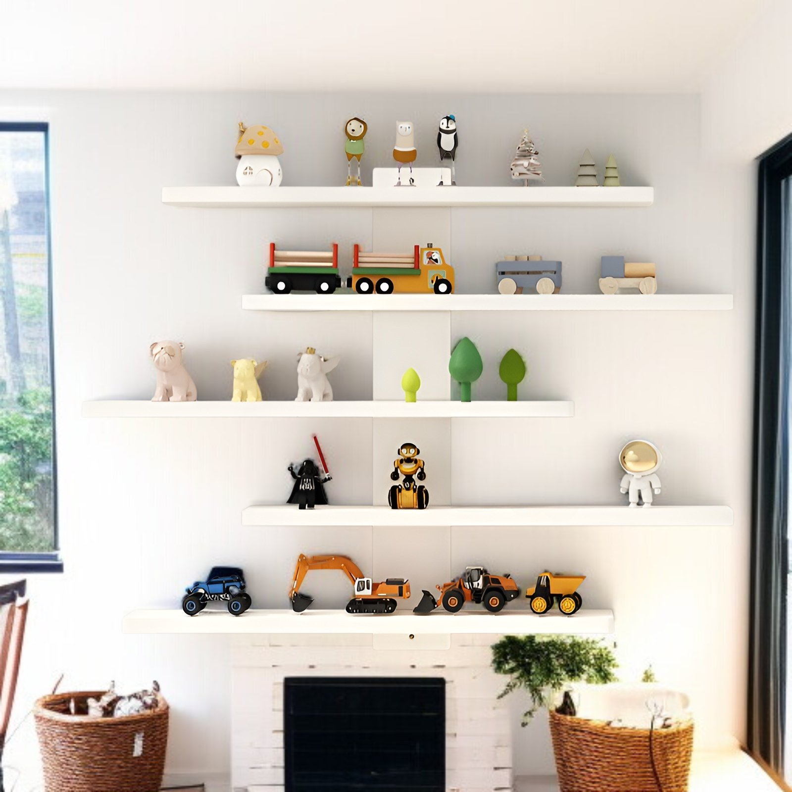 おしゃれなデザインの多層収納ラック