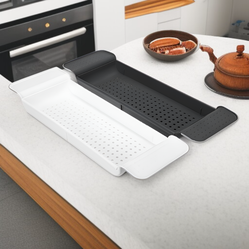 Multifunktionales Spülbecken-Abtropfgestell für die Küche, rutschfestes Haushaltsregal