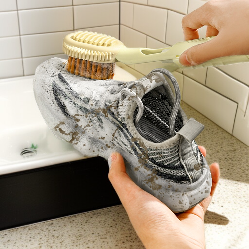 家庭用靴ブラシ プラスチック製のクリーニングブラシ 柔らかい毛の靴ブラシ 靴ブラシ 小さなブラシ 家庭用クリーニングボードブラシ