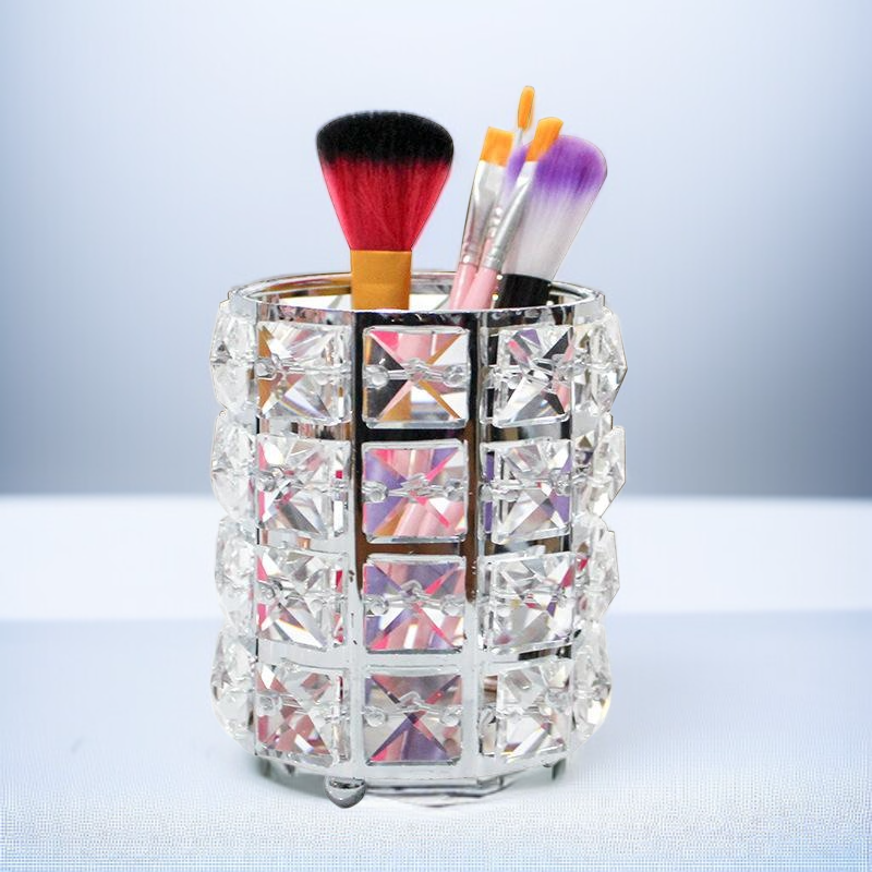 인기상품 크리스탈 펜홀더, 원형 탁상용 수납장, 메이크업 브러시 홀더, 메이크업 브러시 수납 펜홀더