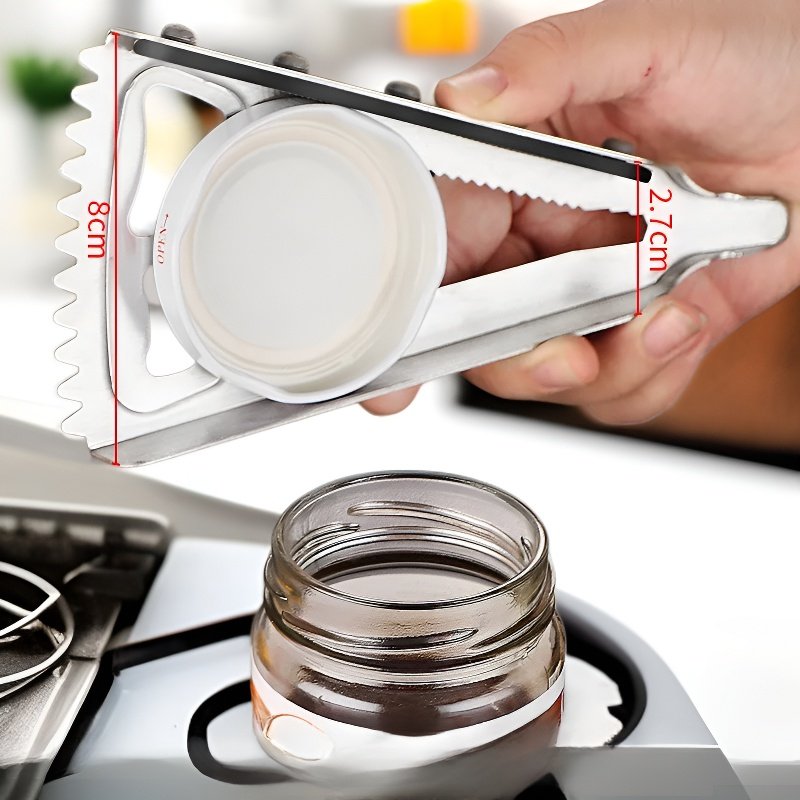 Abridor de botellas multifuncional de acero inoxidable