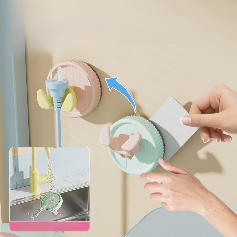 穴開け不要吸盤プラグフック