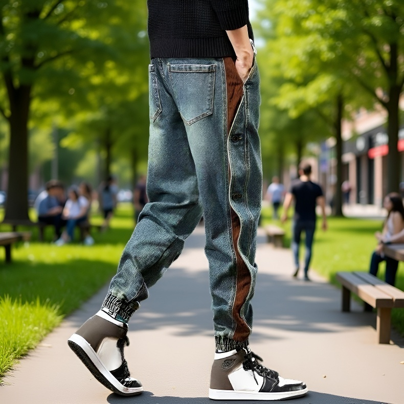 가을 남성 루즈핏 캐주얼 카고 팬츠