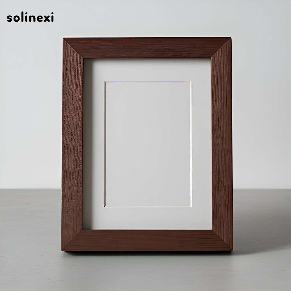 Stojan na fotografie z masivního dřeva – detail produktu