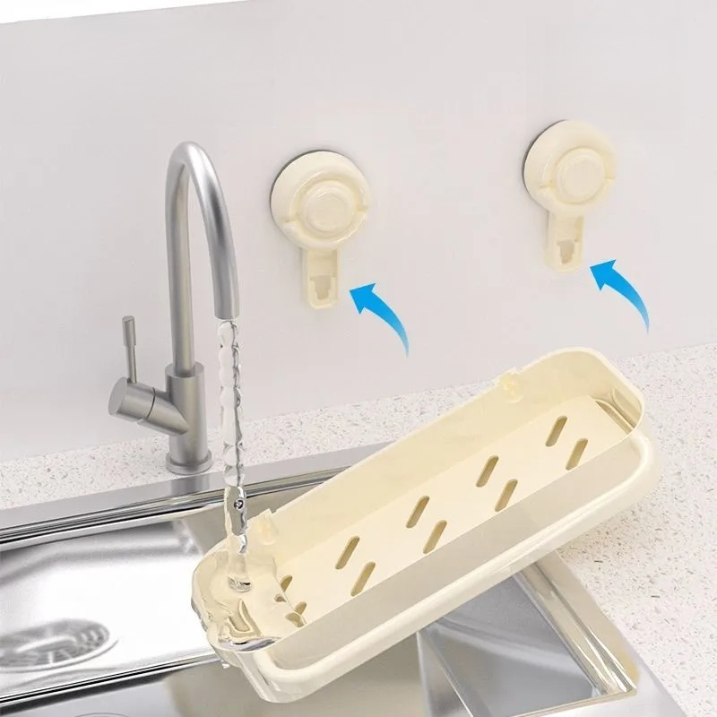 吸盤式布巾水切りラック