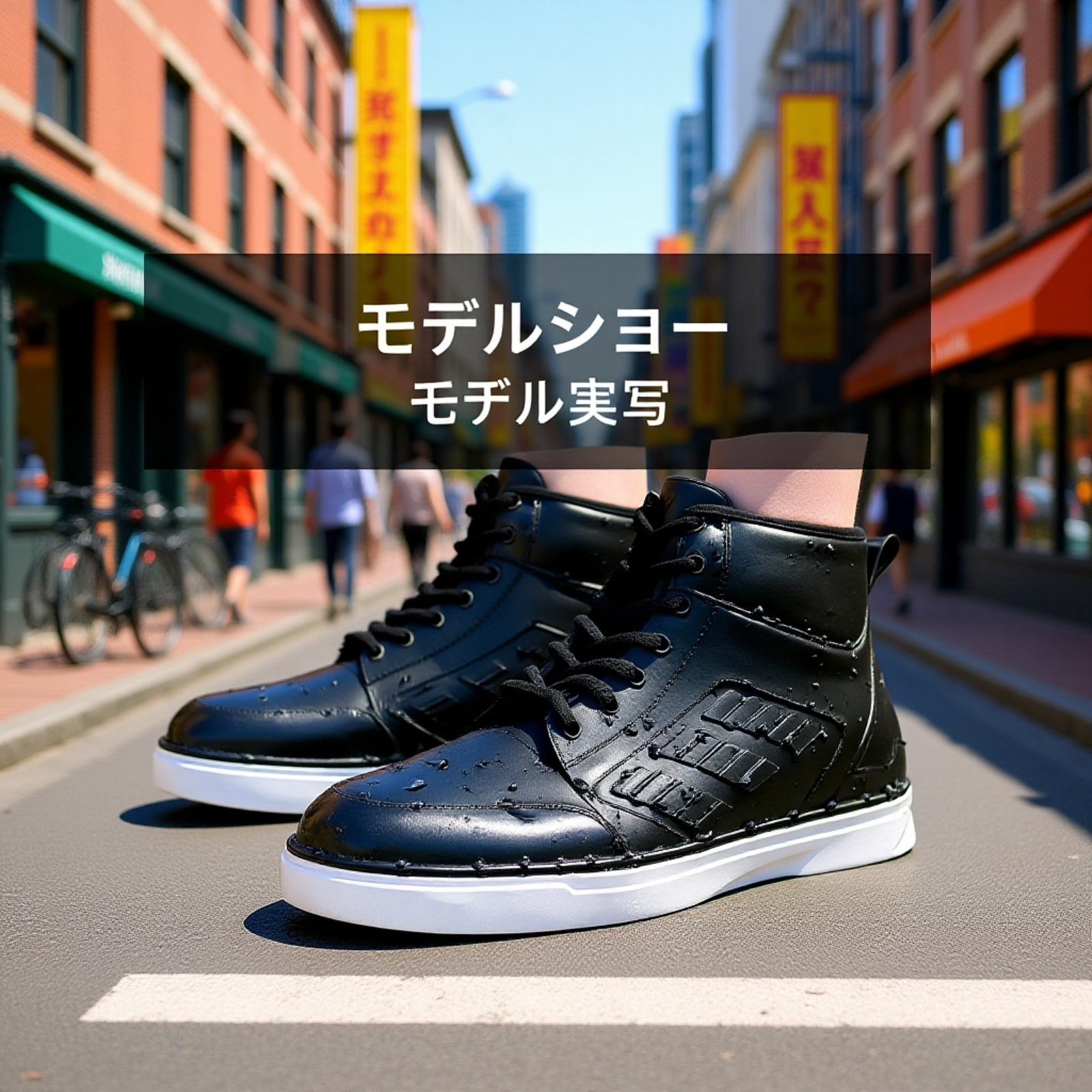 防水・滑り止めカジュアルメンズシューズ