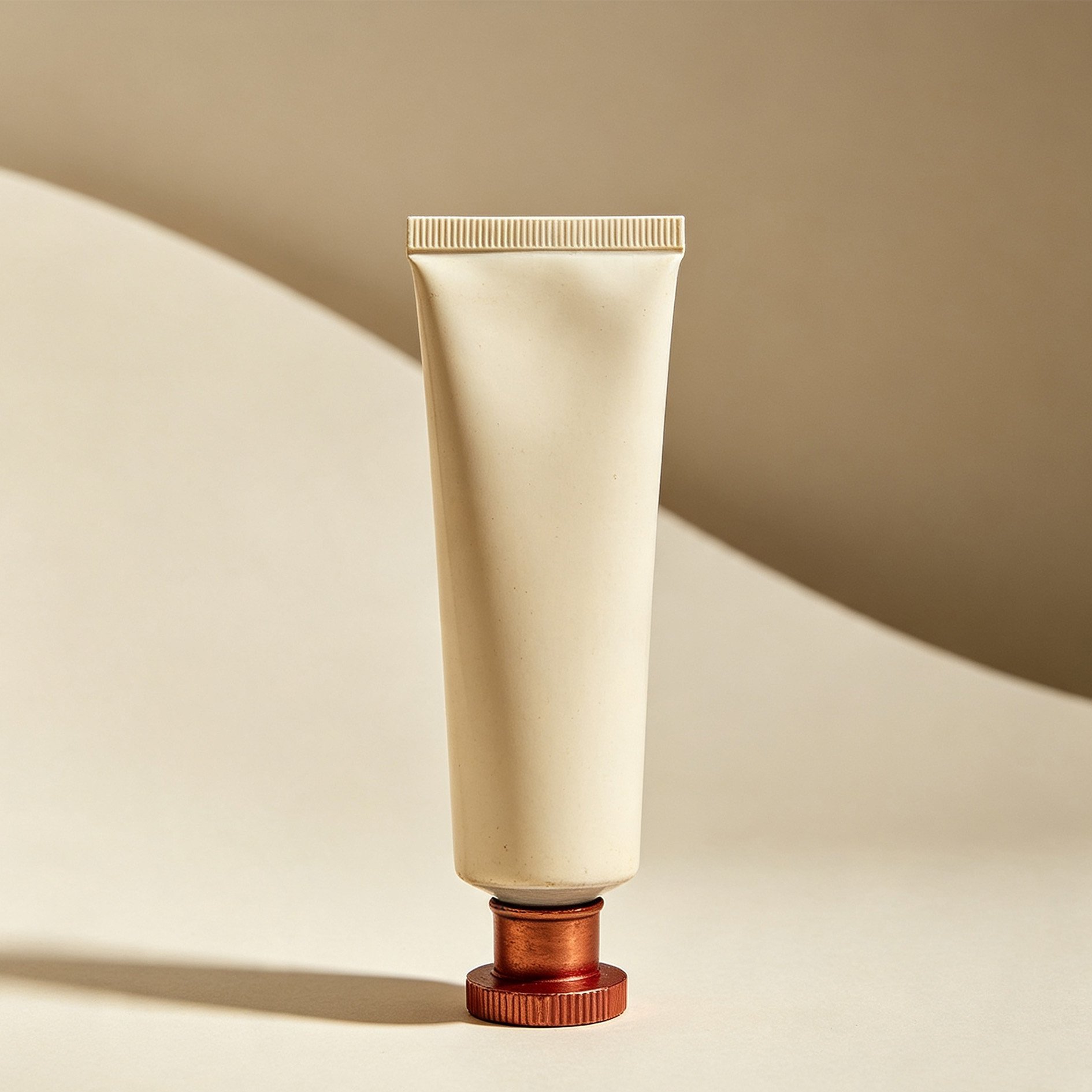 Simple tube skincare products lineup