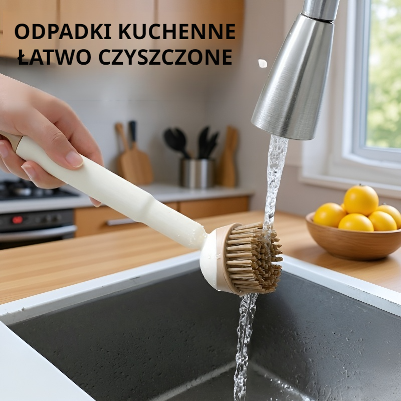 Miękka szczotka do mycia naczyń, delikatna dla powierzchni, łatwa do czyszczenia