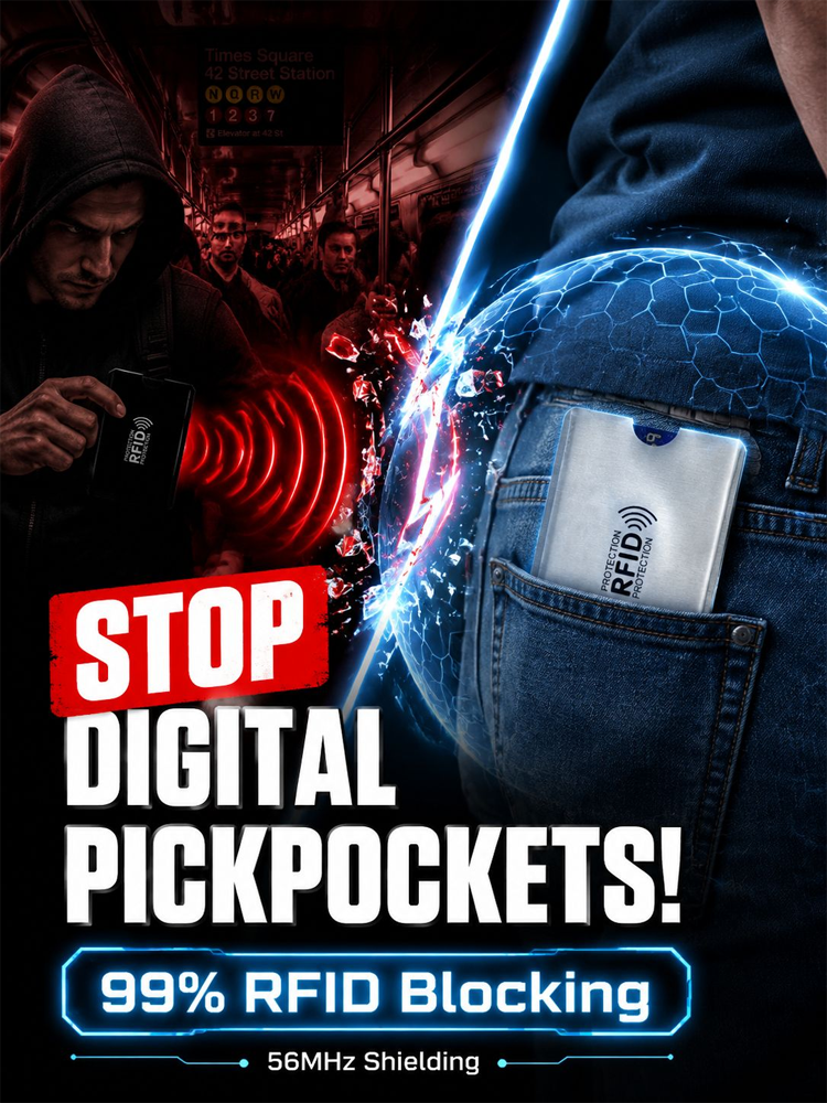 Anti-degaussing and anti-theft cardholder