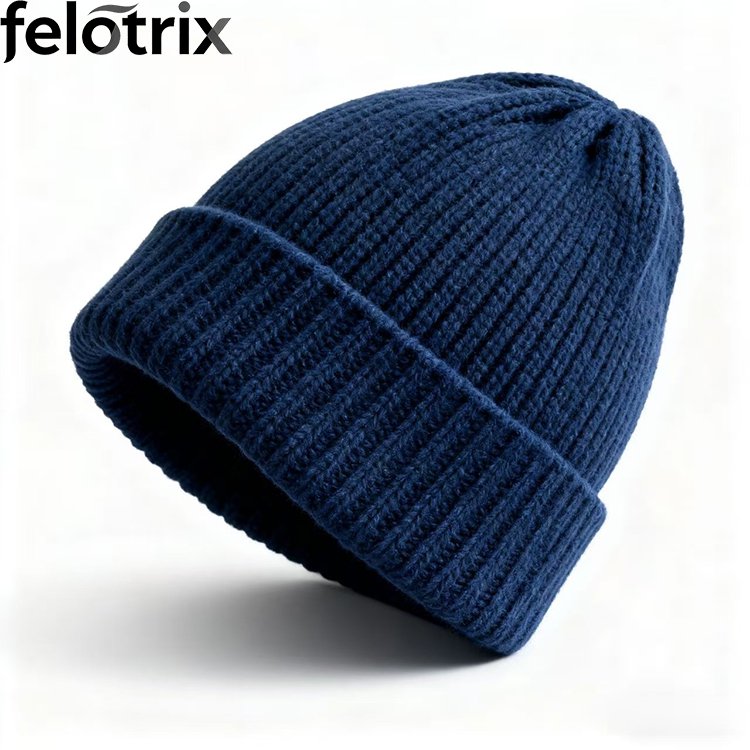 หมวกไหมพรมสไตล์เกาหลีหนาใส่สบาย