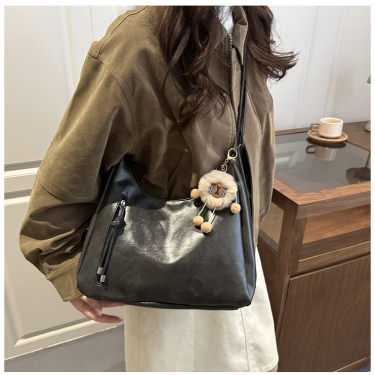 輕便輕奢托特包復古雙肩包