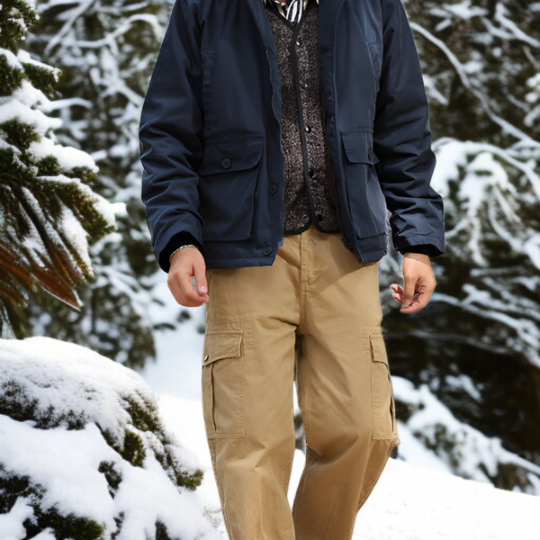 メンズAL-1海軍パイロットウールコート 冬用厚手フライトジャケット